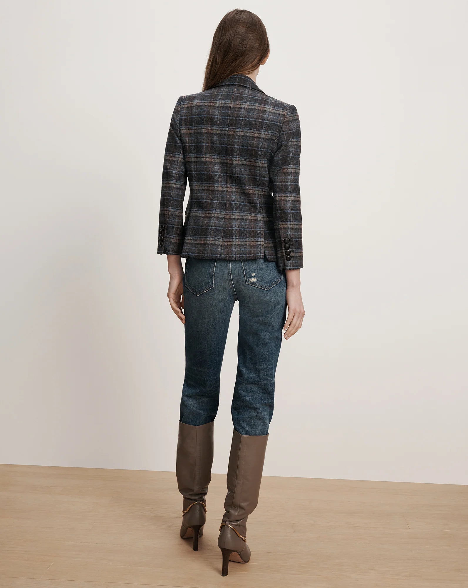 Schoolboy Plaid Dickey Jacket