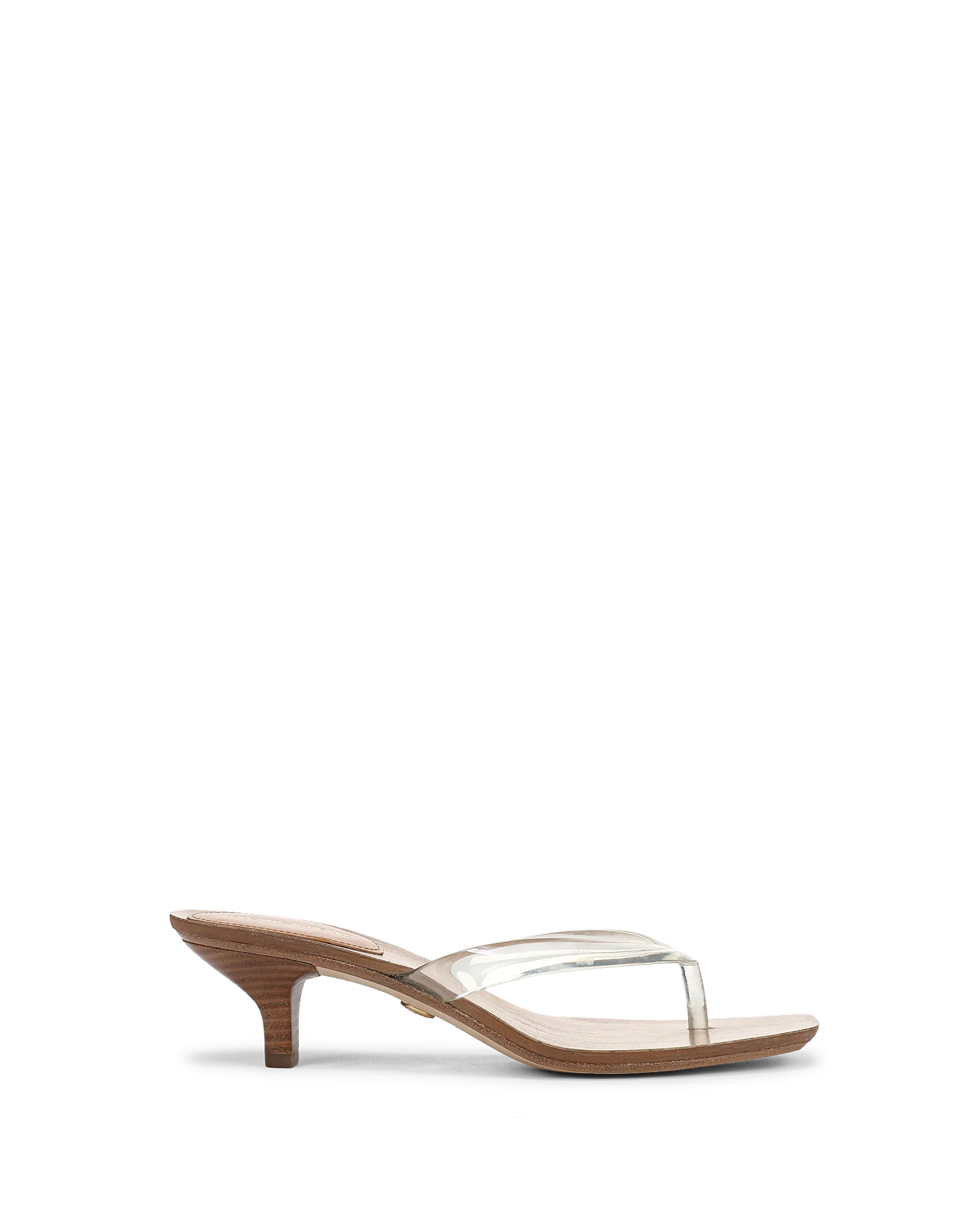 Clea Jelly Kitten-Heel Sandal