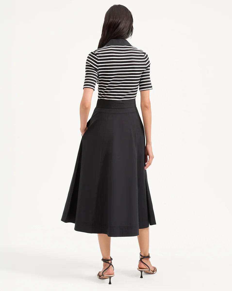 Delise Mixed Media Dress