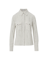 Saku Striped Button-Down Shirt