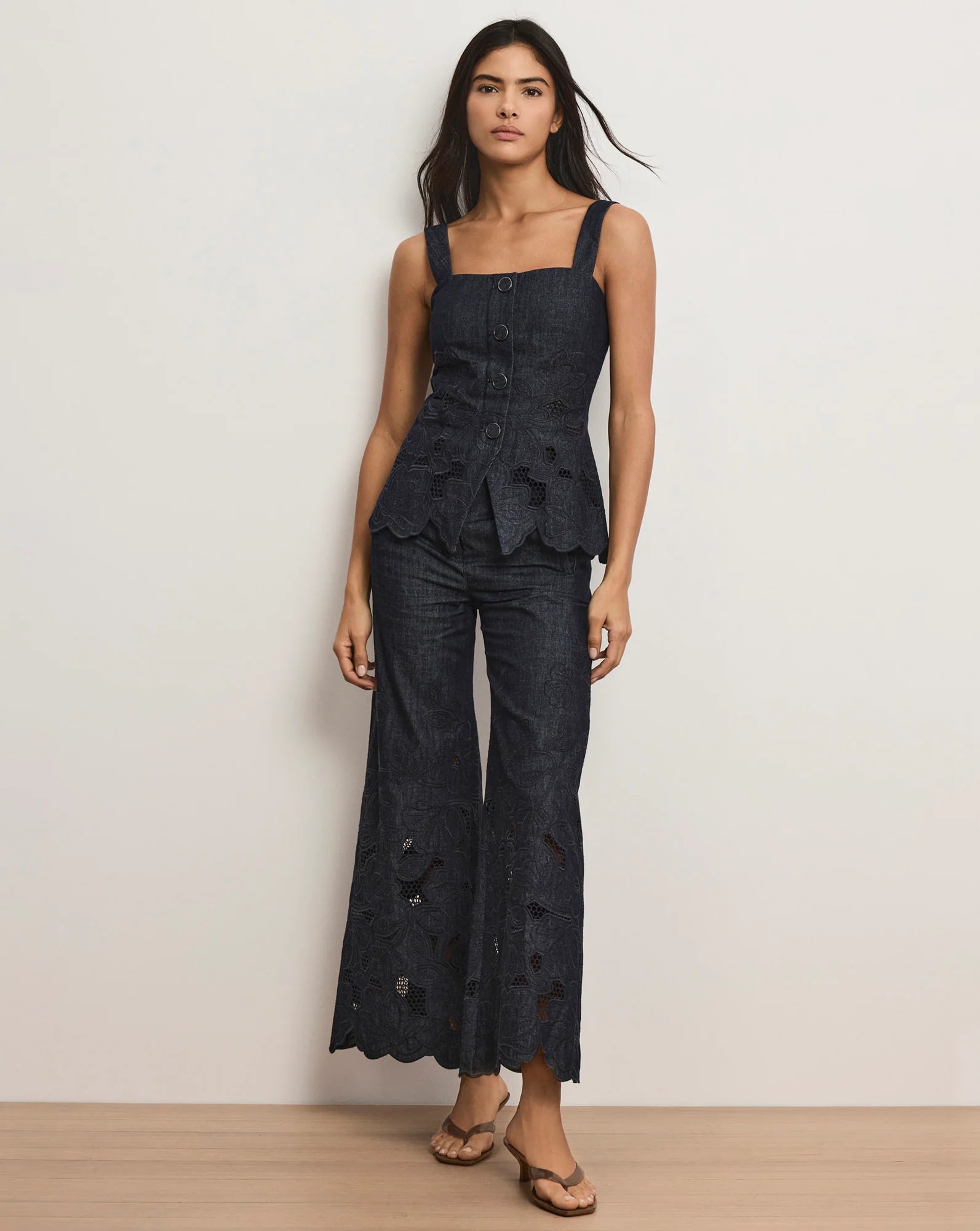 Mirielle Eyelet Tank Top
