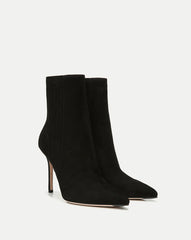 Lisa Stiletto Mid-Heel Ankle Boot