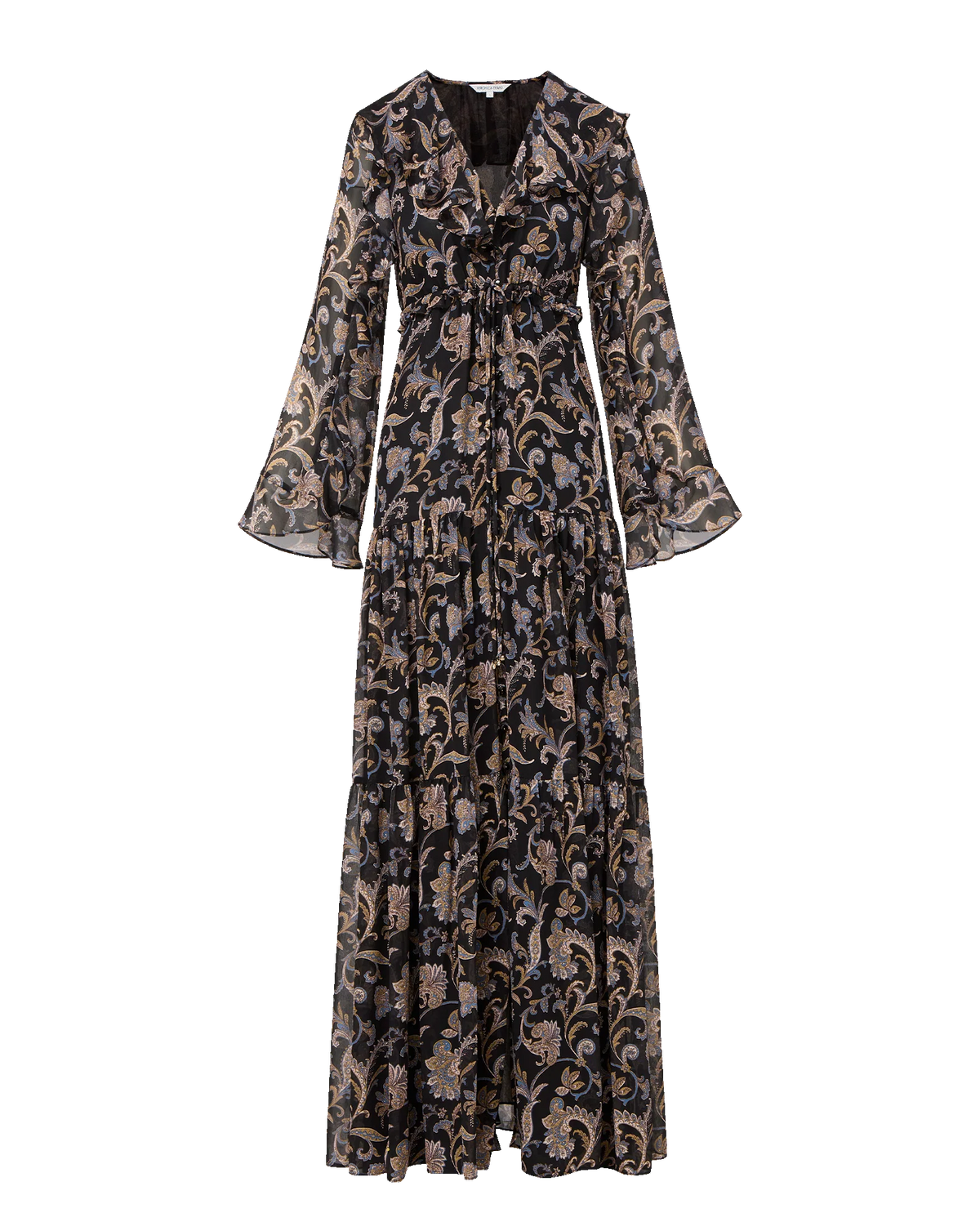 Akara Silk Maxi Dress