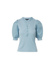Coralee Puff-Sleeve Tee