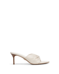 Tullia Leather Mid-Heel Sandal