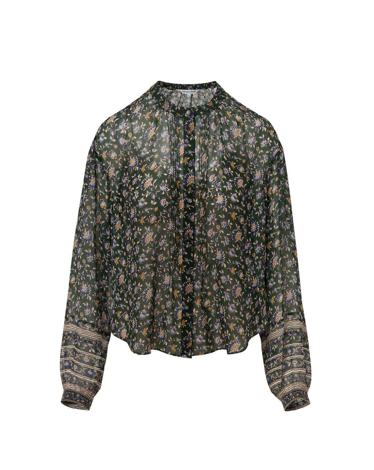 Lollie Floral Button-Down Blouse