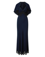 Muriel Lace-Trim Maxi Dress