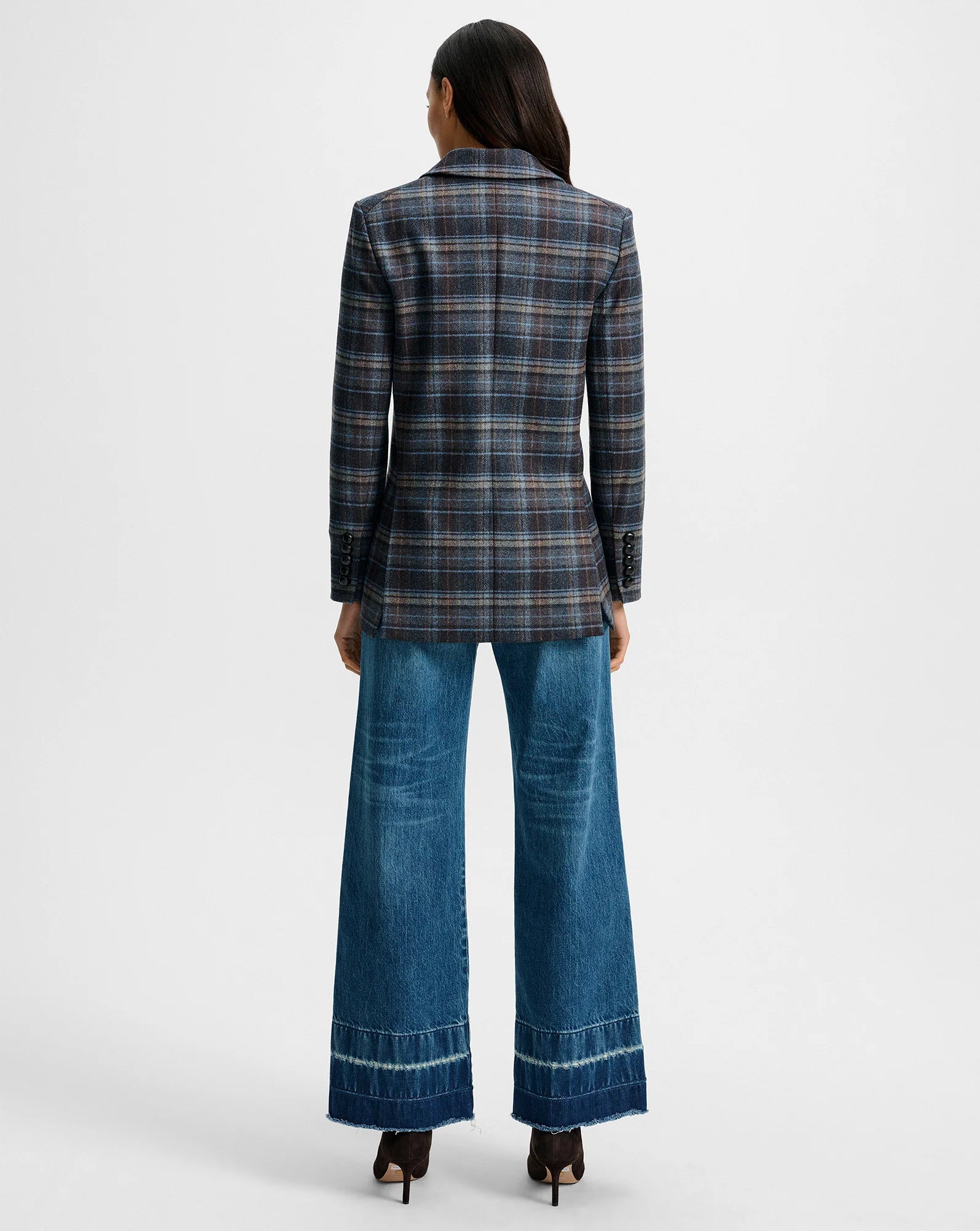 Oria Plaid Dickey Jacket
