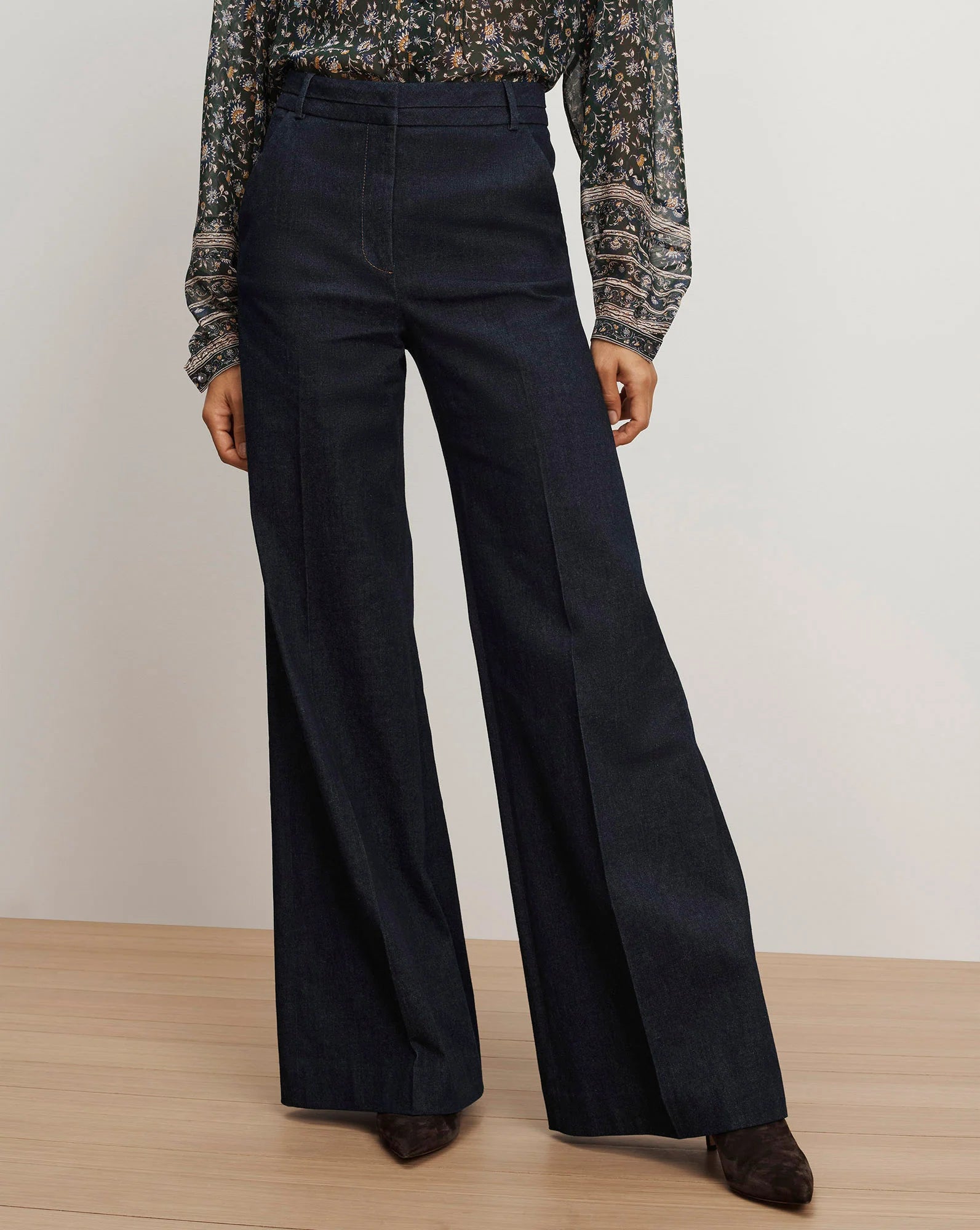 Crue Wide-Leg Denim Pant