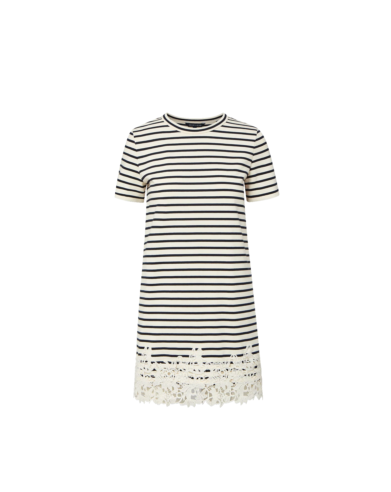 Rhue Striped Lace Mini Dress