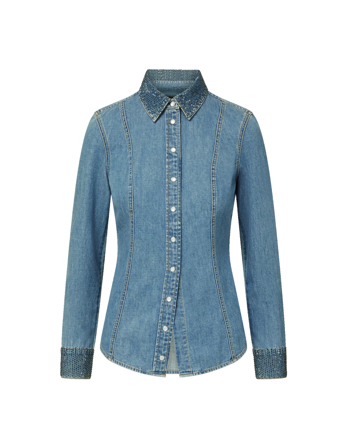 Eddie Embellished Chambray Shirt