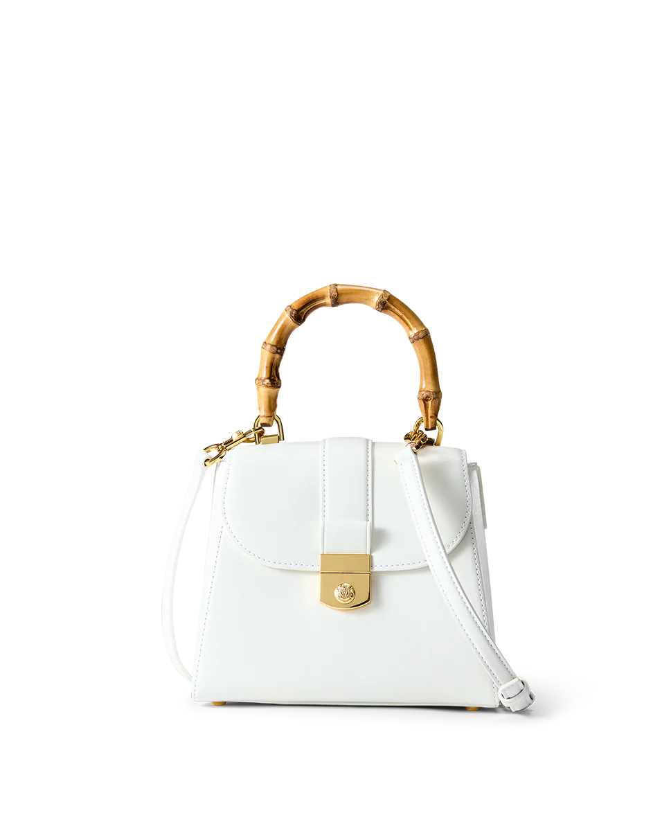 Bamboo-Handle Avenue Bag