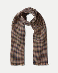 Houndstooth Wool Scarf