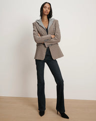 Livvy Houndstooth Dickey Jacket