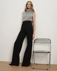 Kalinda Wide-Leg Ponte Pant