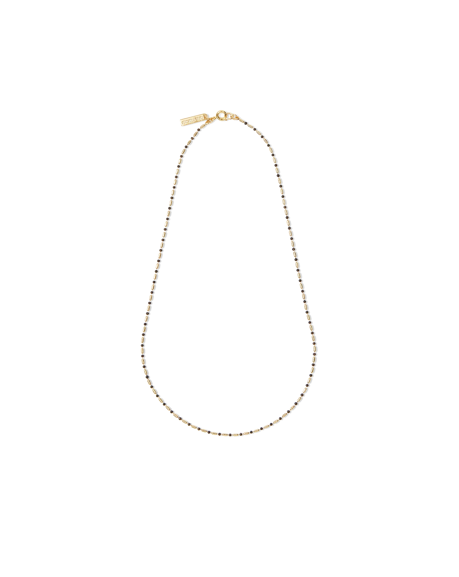 Enamel Bead Chain Necklace