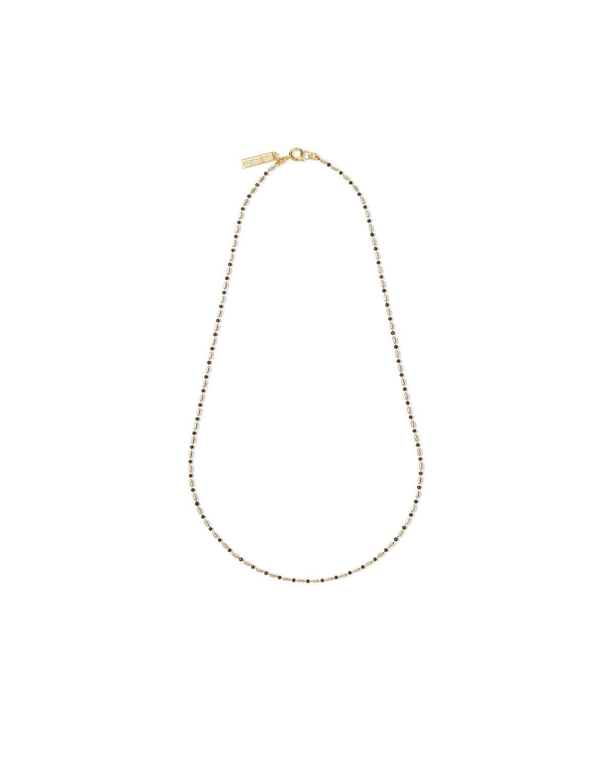 Enamel Bead Chain Necklace