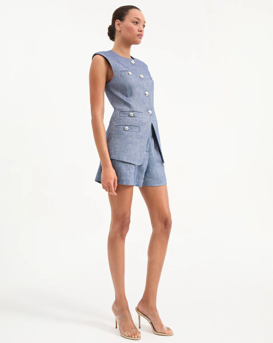 Tamara Linen Vest