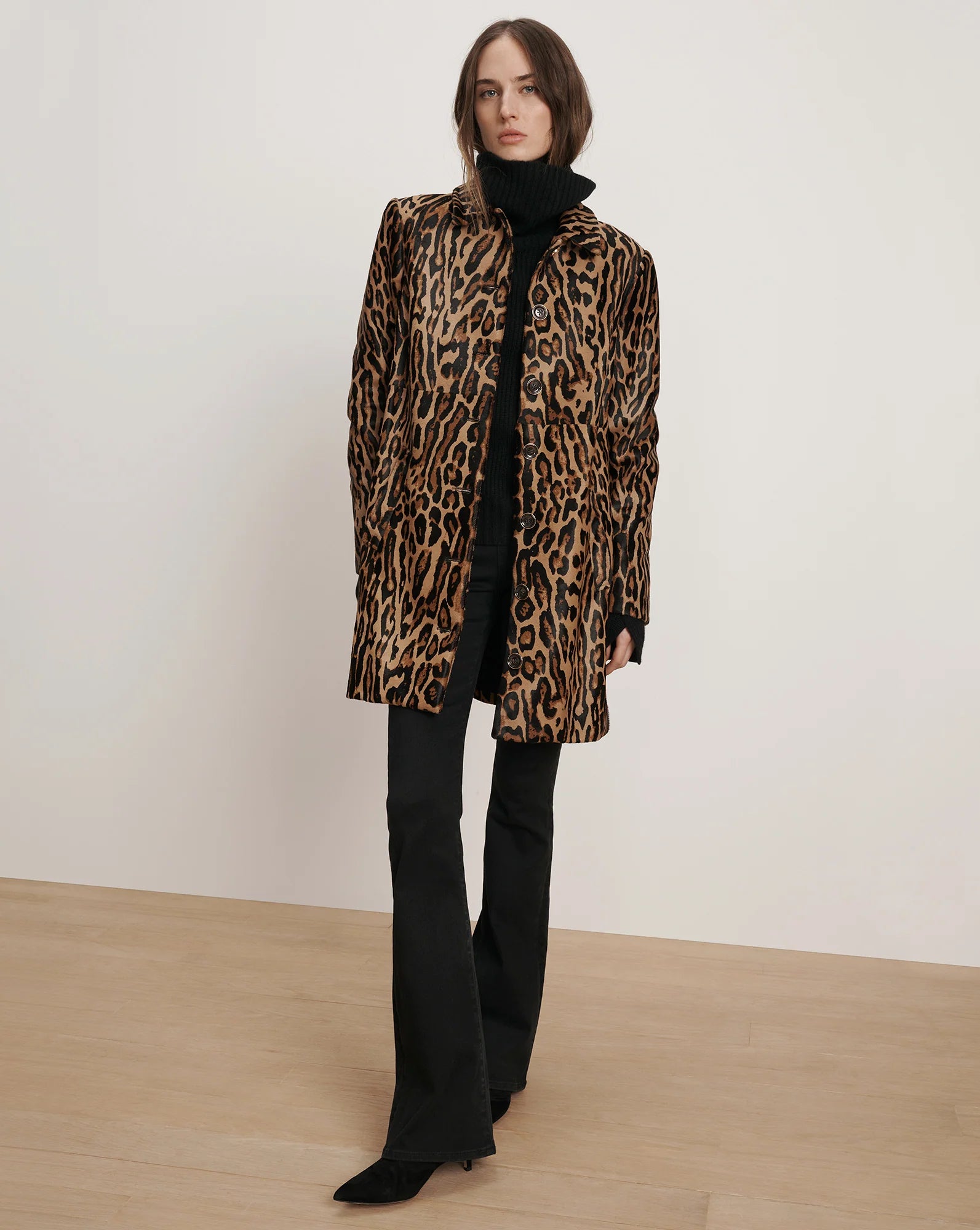 Shelley Calf Hair Dickey Coat