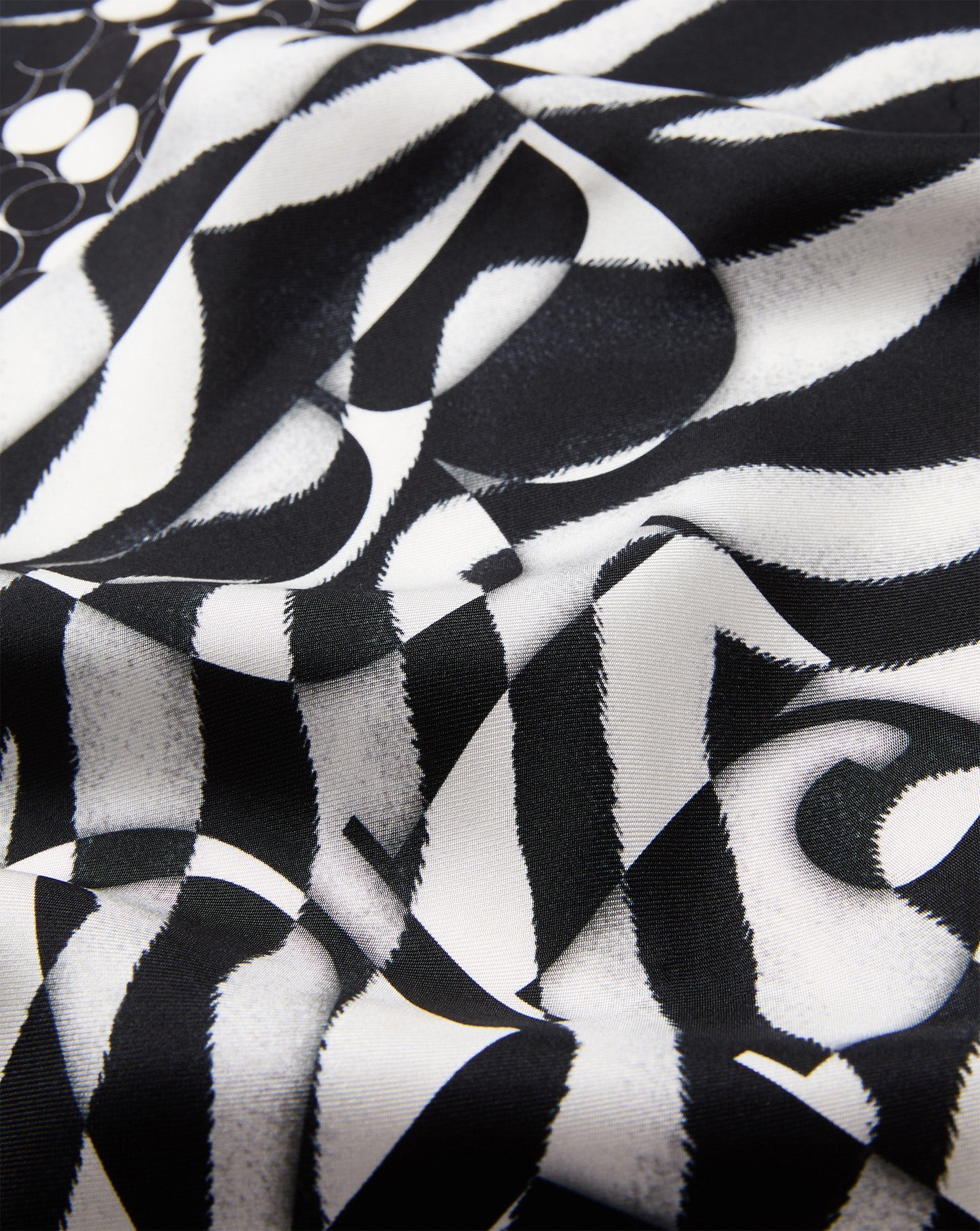 Abstract Bandana Silk Scarf