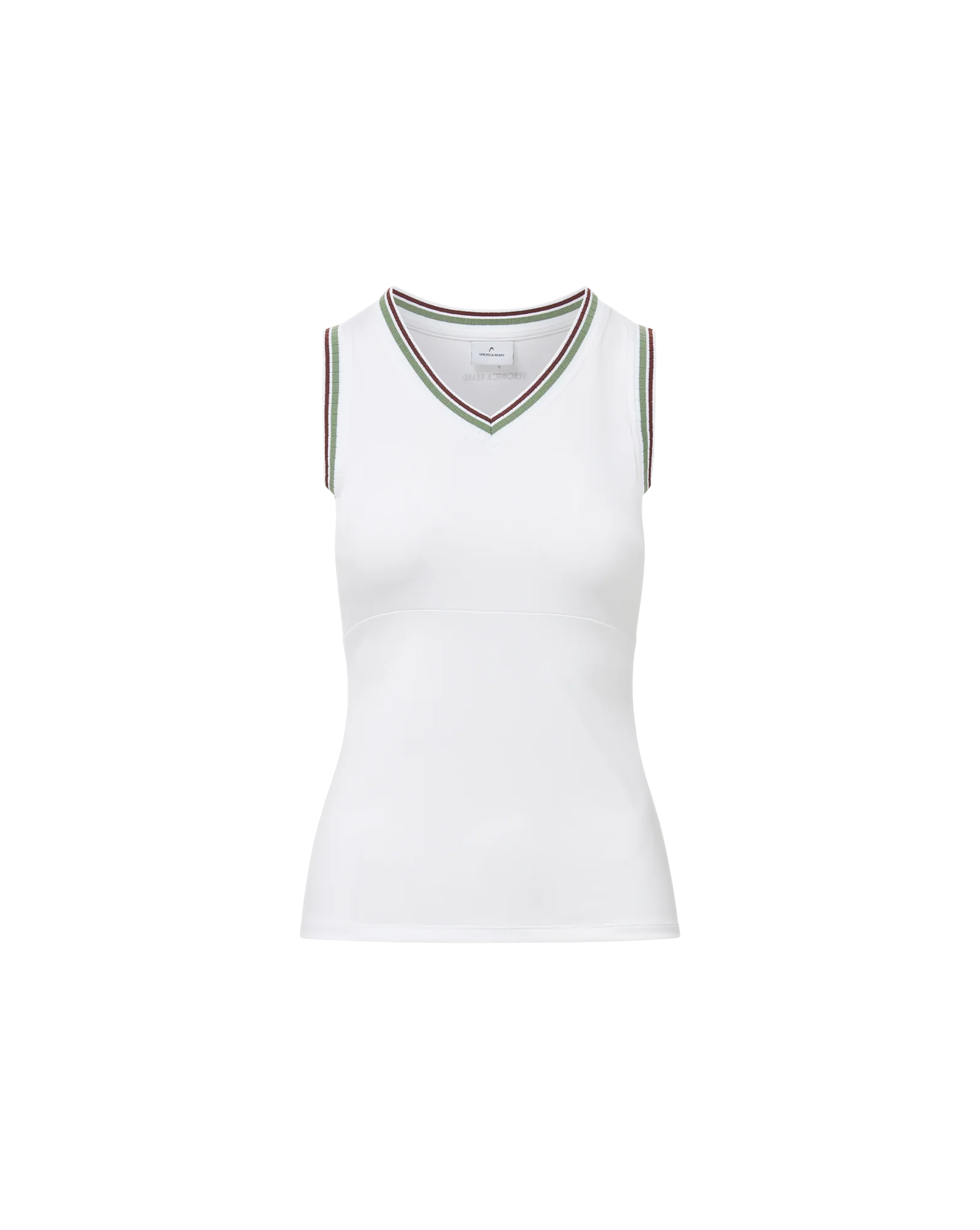 Spin Striped-Trim Tank Top