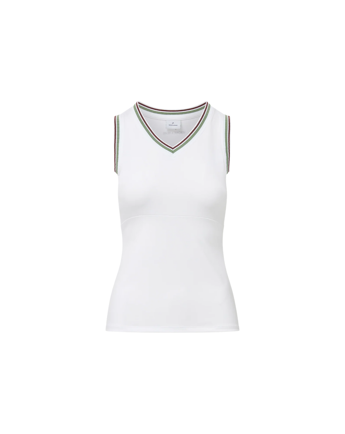 Spin Striped-Trim Tank Top