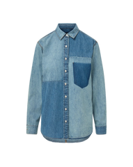 Dalma Denim Button-Down Shirt