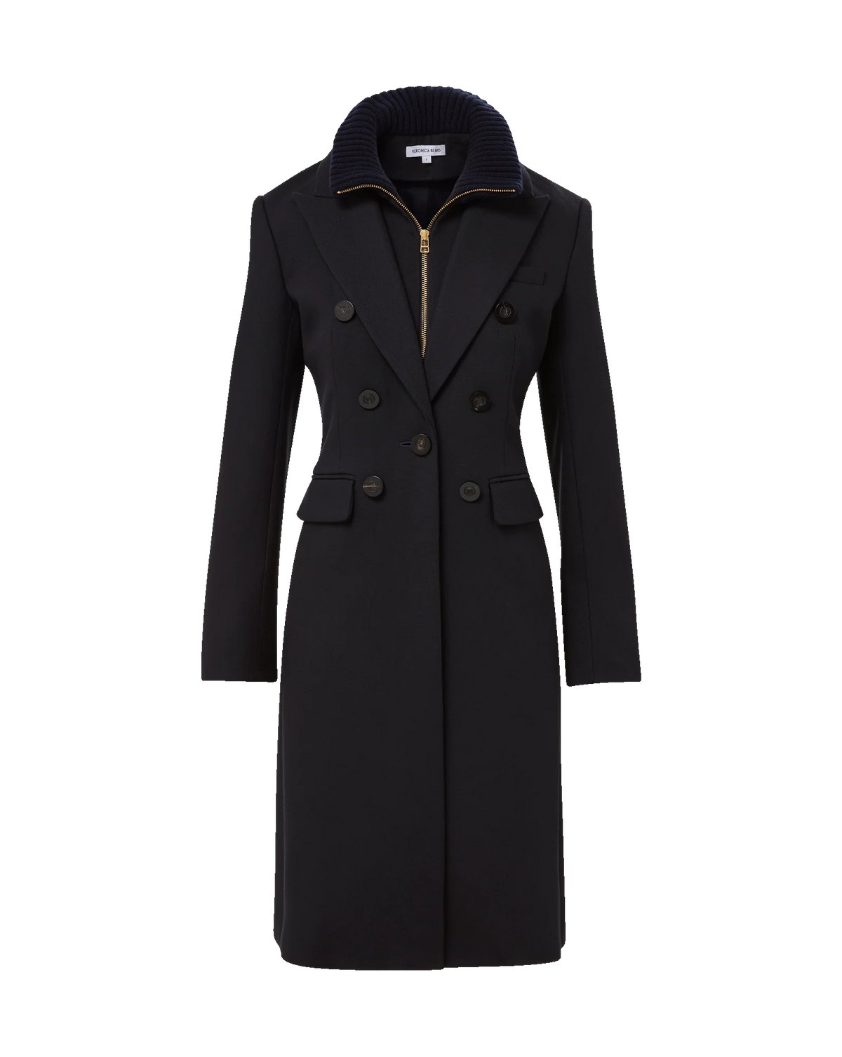 Stryder Double-Breasted Dickey Coat