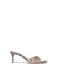 Tia Leather Kitten-Heel Sandal