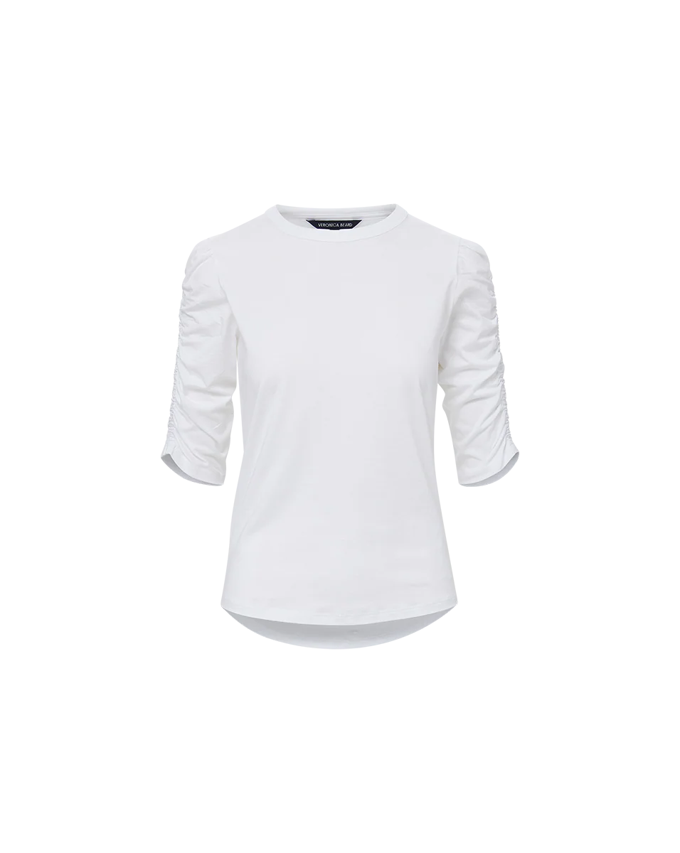 Waldorf Ruched-Sleeve T-Shirt