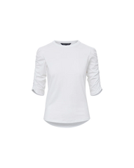 Waldorf Ruched-Sleeve T-Shirt