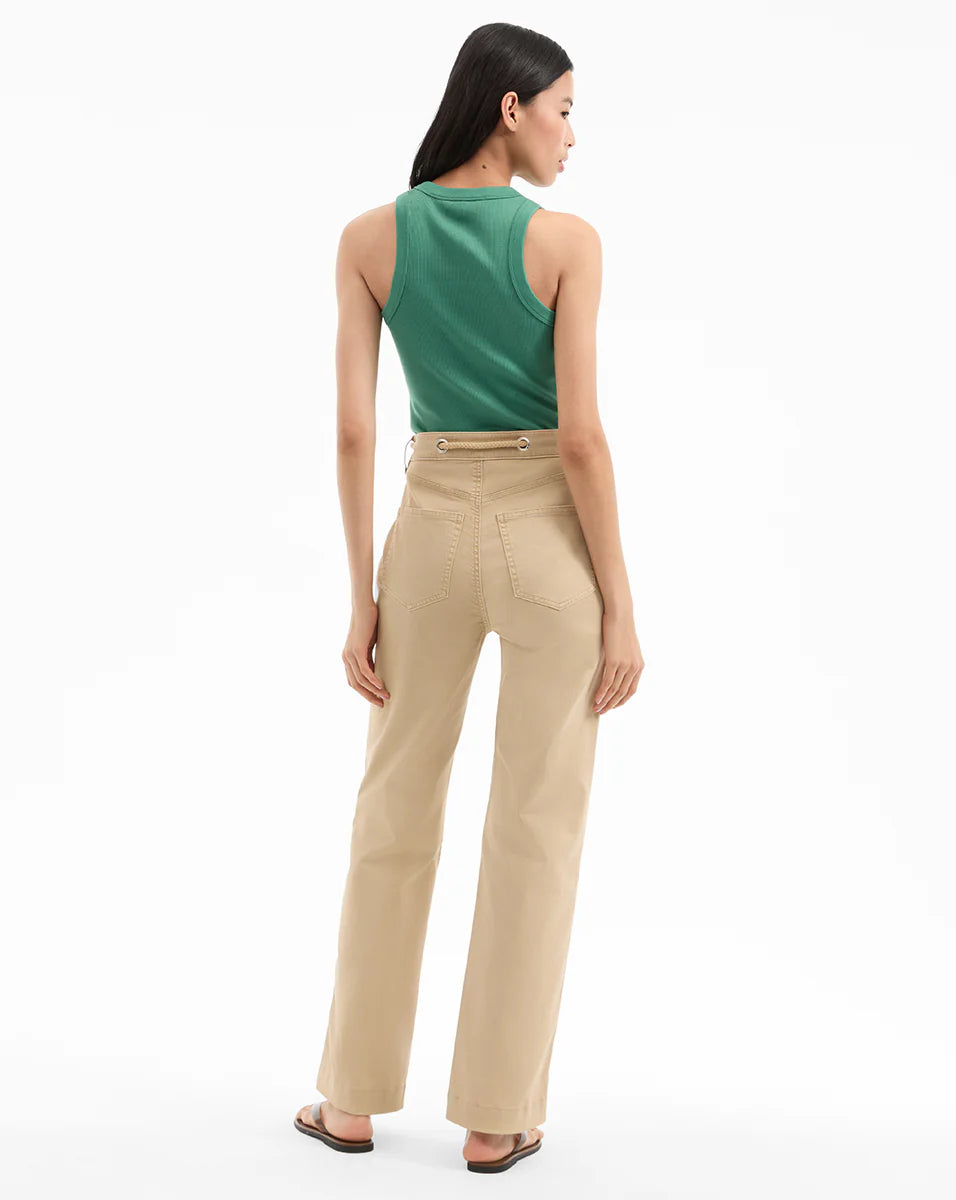 Heather Straight-Leg Pant