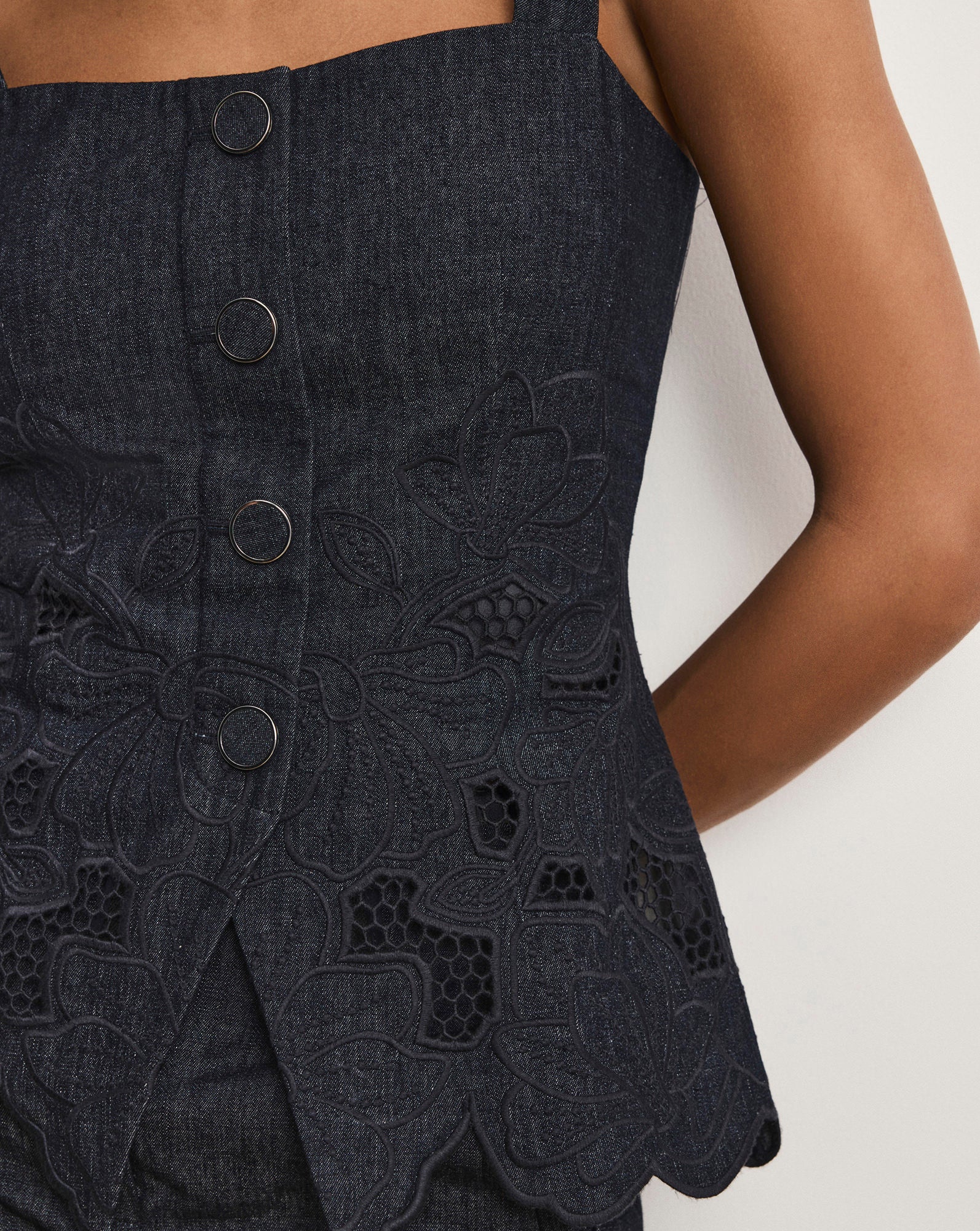 Mirielle Eyelet Tank Top