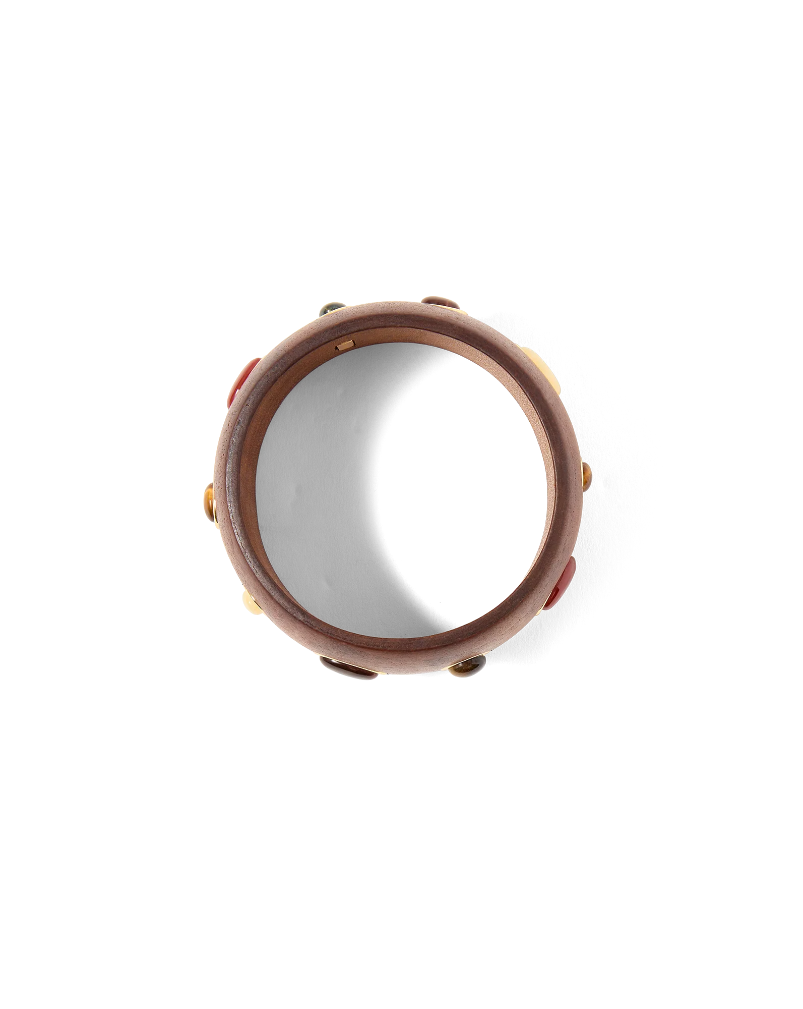 Wood Embellished Bangle