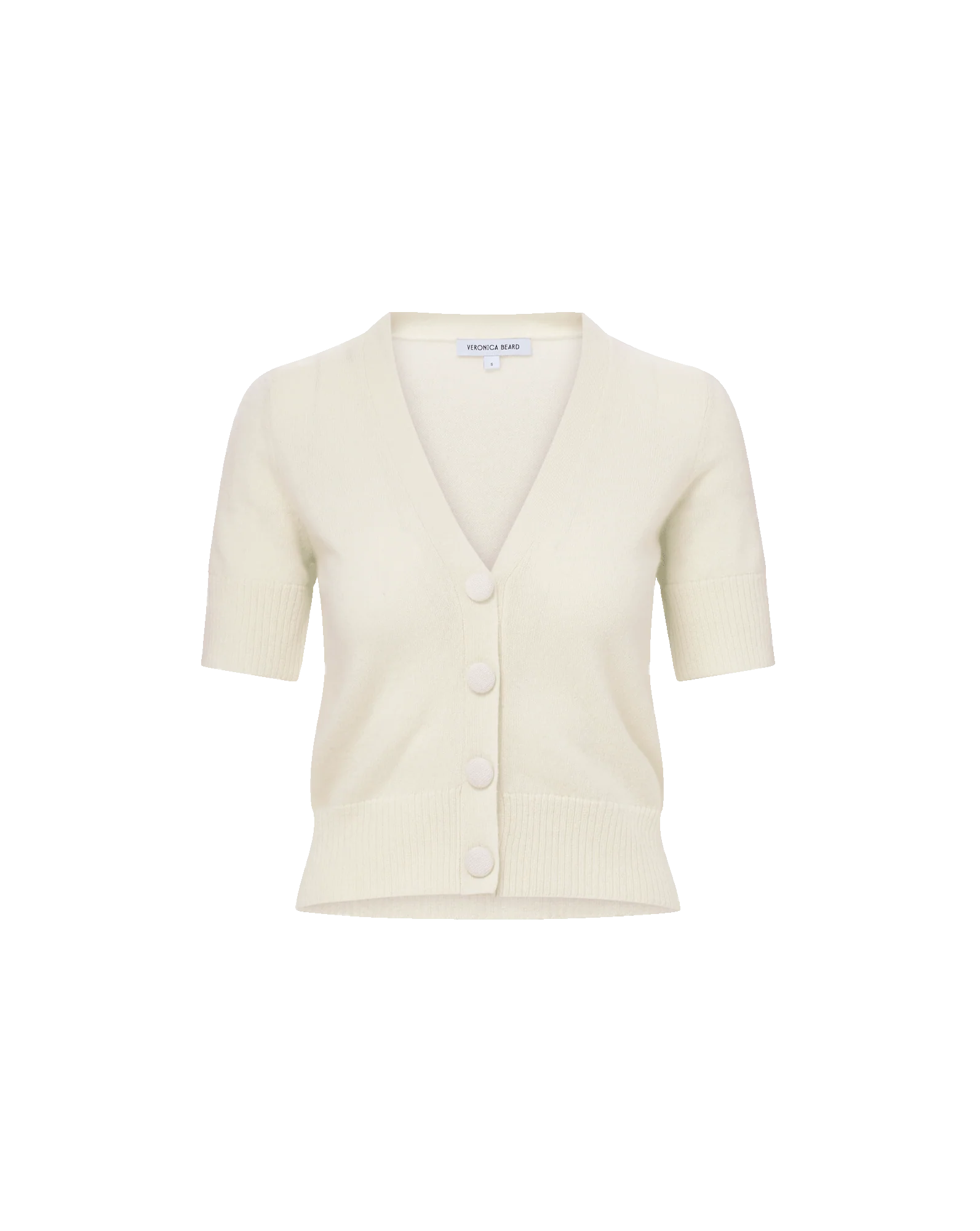 Solene Short Sleeve Cashmere Cardigan