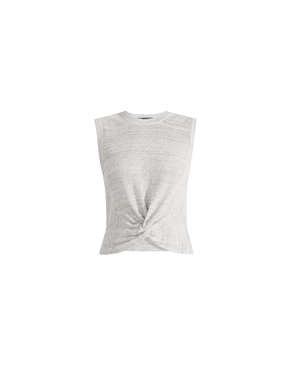 Kellen Twist-Front Sweater