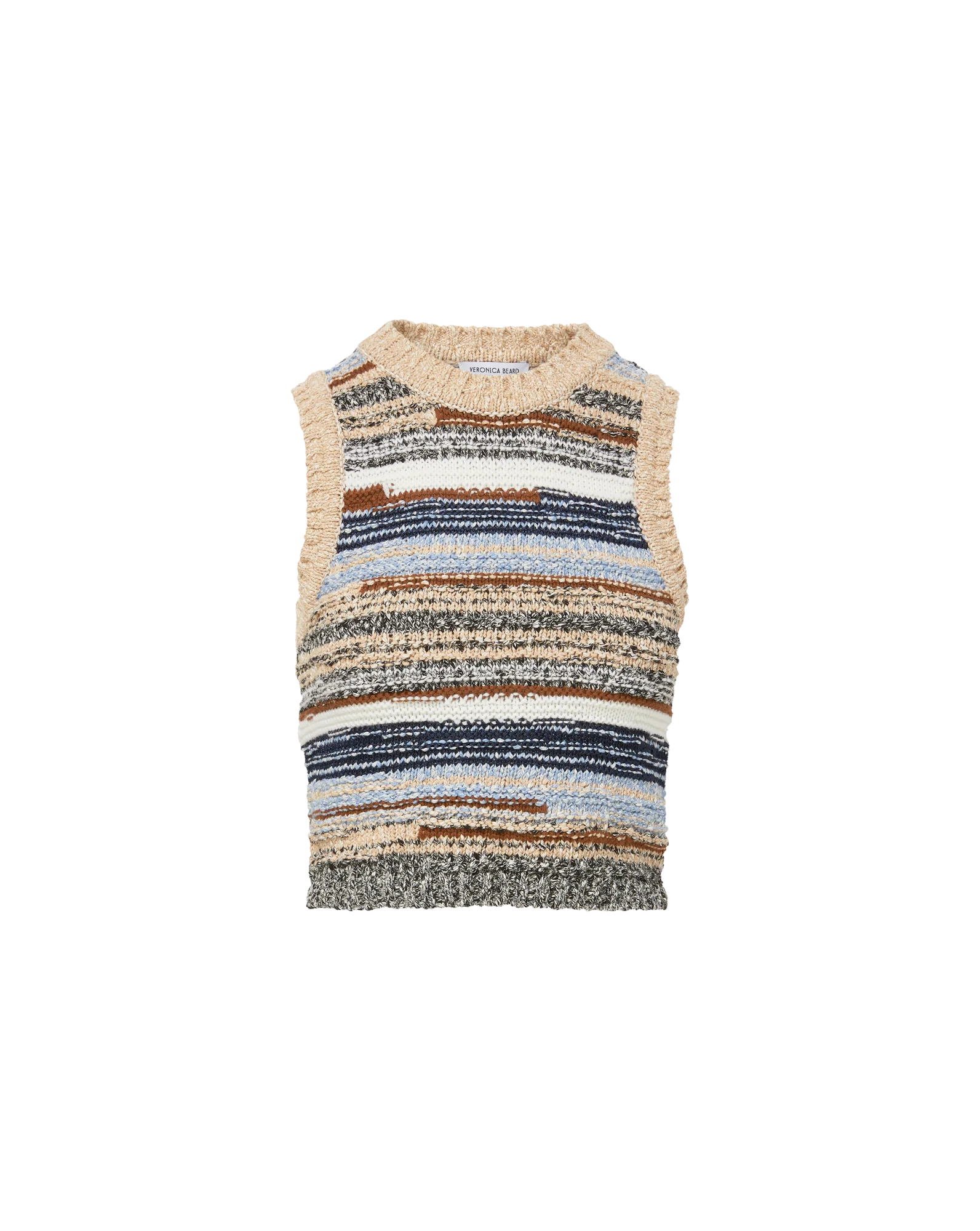 Jerrel Wool-Blend Cropped Tank Top