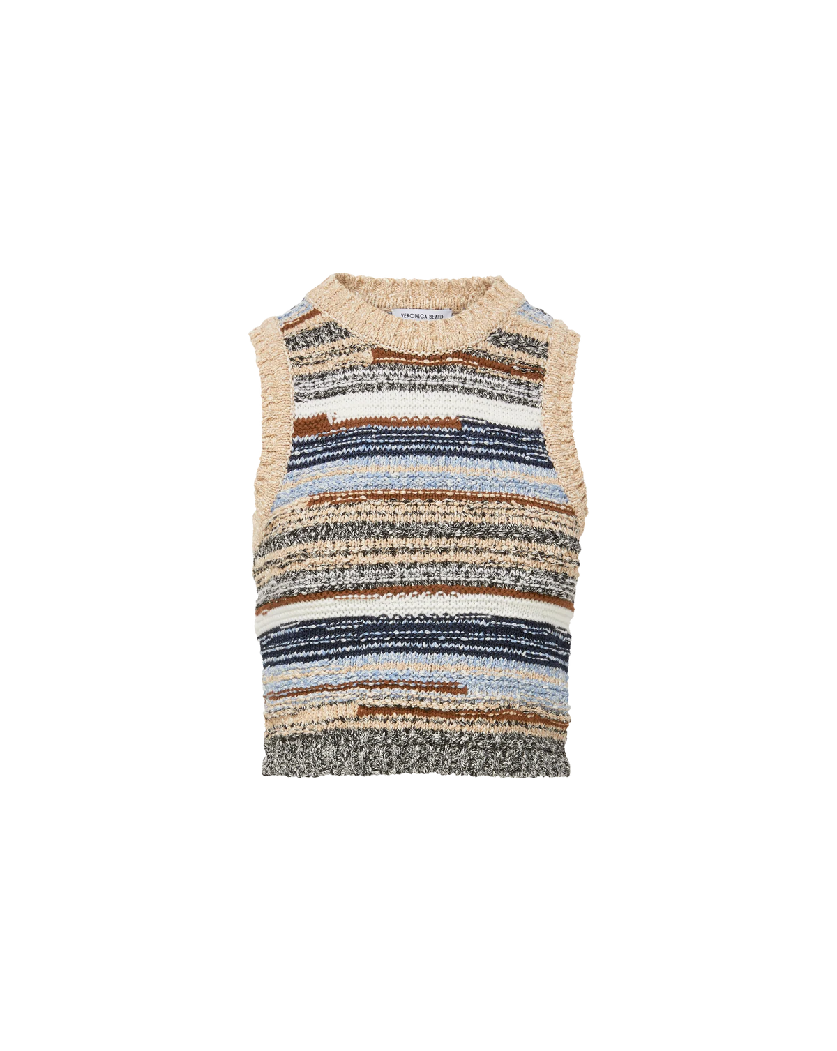 Jerrel Wool-Blend Cropped Tank Top