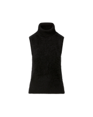 Mazzy Brushed Cashmere Sleeveless Sweater
