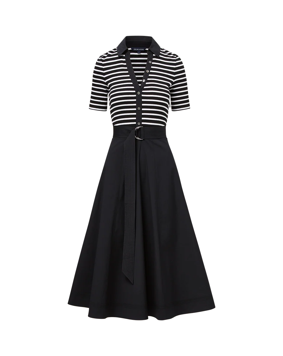 Delise Mixed Media Dress