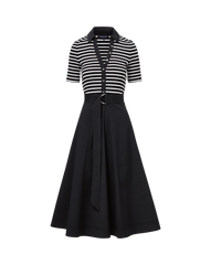 Delise Mixed Media Dress