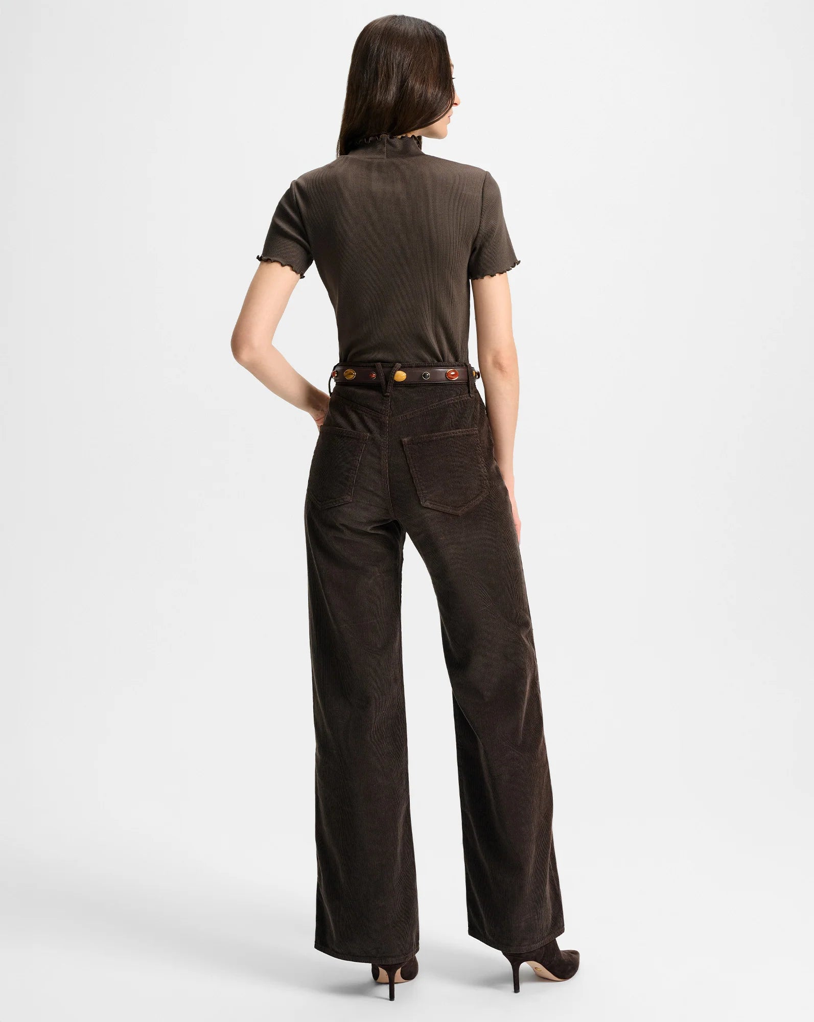 Taylor Corduroy Wide-Leg Pant