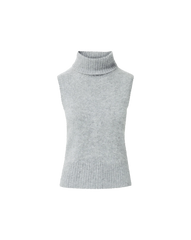 Mazzy Brushed Cashmere Sleeveless Sweater