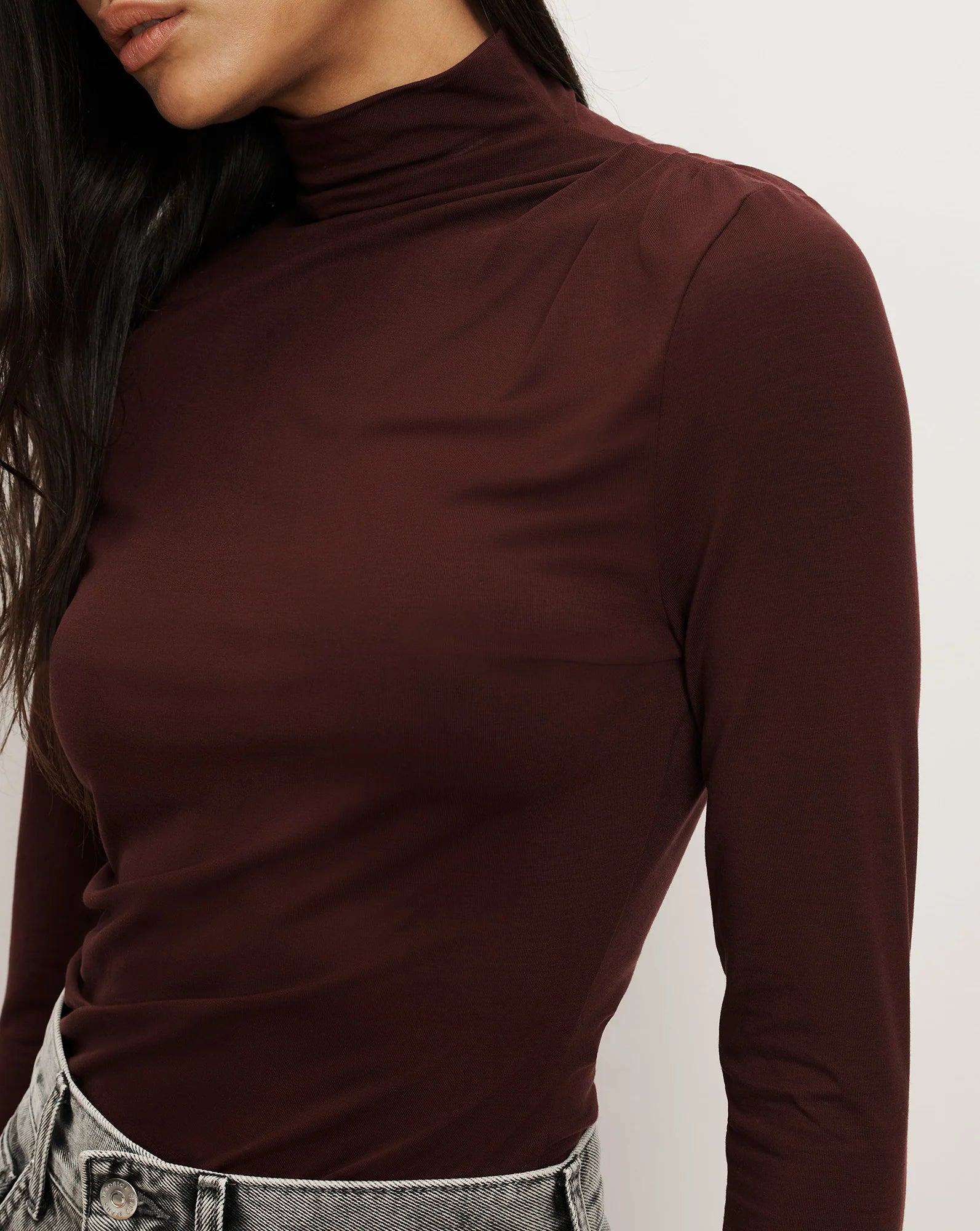 Mylie Mock-Neck Top