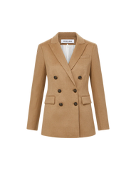 Ellette Italian Camel Hair Dickey Jacket