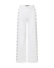 Taylor Studded Wide-Leg Jean