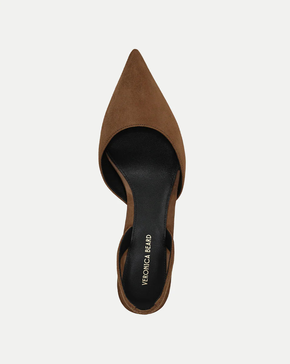 Caroline Suede Slingback Pump