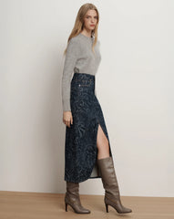 Devorah Denim Maxi Skirt