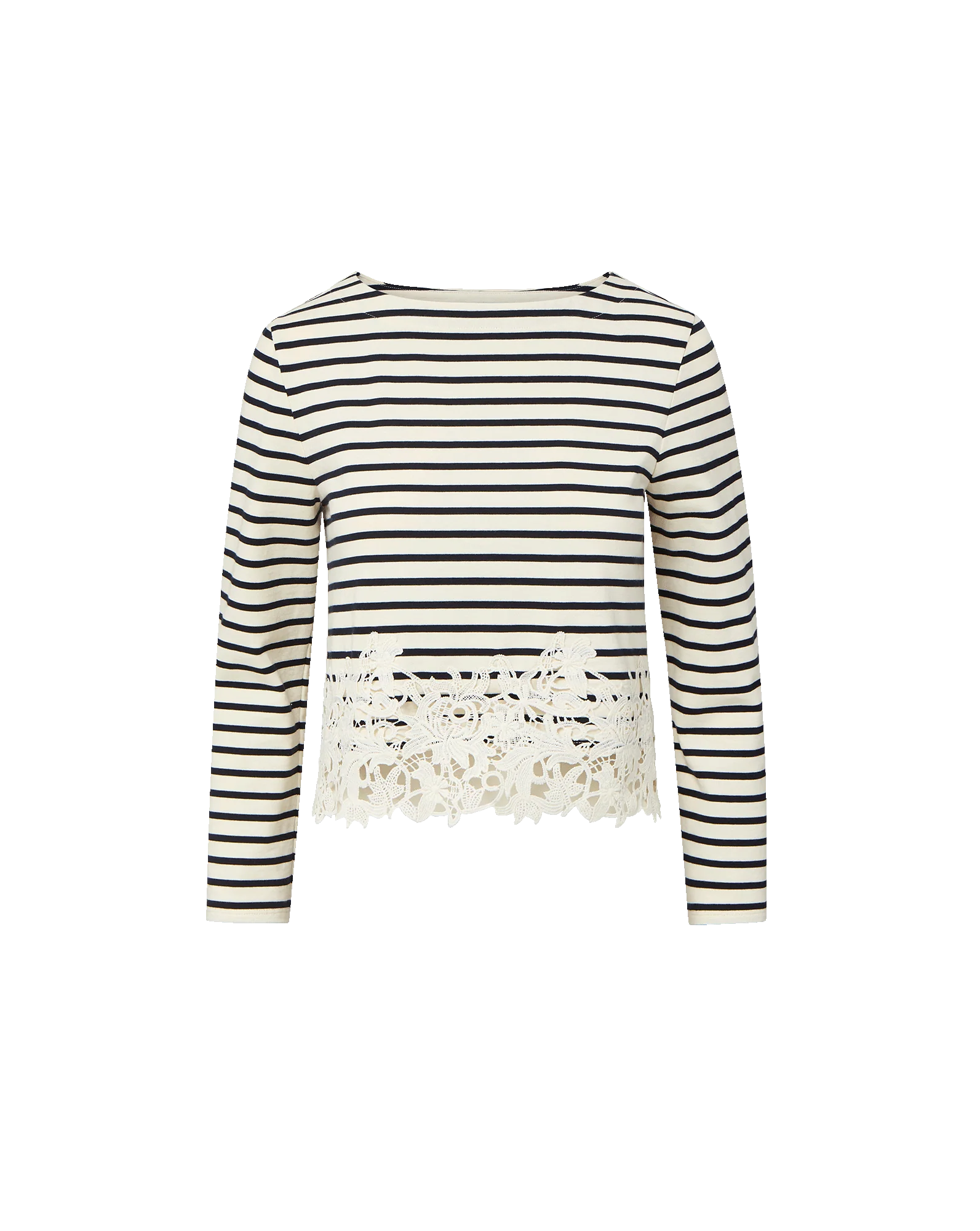 Hovey Striped Lace T-Shirt