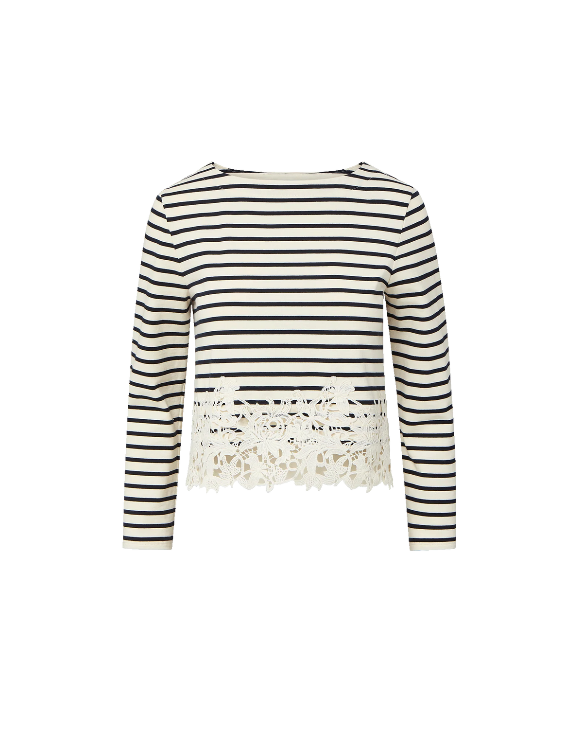 Hovey Striped Lace T-Shirt